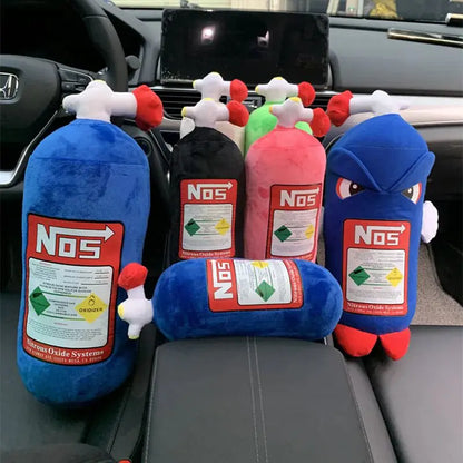 NOS Nitrous Oxide Bottle Soft Pillow Plush